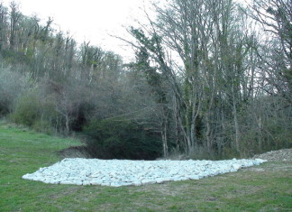 Партизанская дорога на горе Ахун