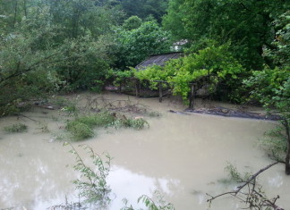 ЧС Кепша Поселок Кепша в паводок.Фото Александры Чирвы