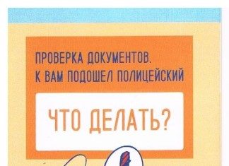 Дело полицейского Москвина: наказать условно Иллюстрация из правозащитной памятки гражданам РФ