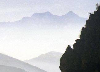 Териолог на Кавказе реже леопарда Вид на г.Чугуш. Фото Александра Бескова.