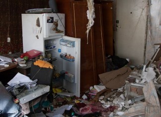 После взрыва