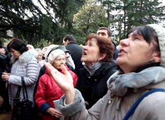 Пенсионеры в Сочи вышли протестовать против отмены льгот