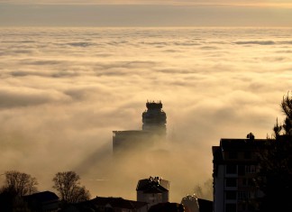 Город в тумане