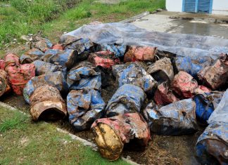 На территории водозабора в Сочи нашли зарытый в землю строительный мусор. Водоканал обратился в ФСБ