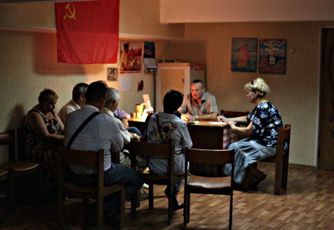 Заседание бюро сочинского горкома КПРФ, 25 августа 2017 года. Фото: Валерий Перевозчиков.